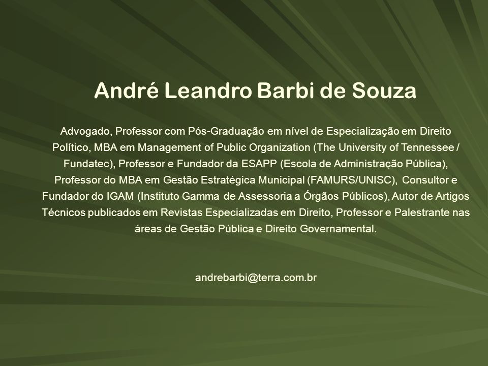 André Leandro Barbi de Souza