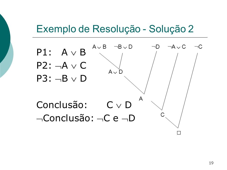 Exemplo de Resolução - Solução 2