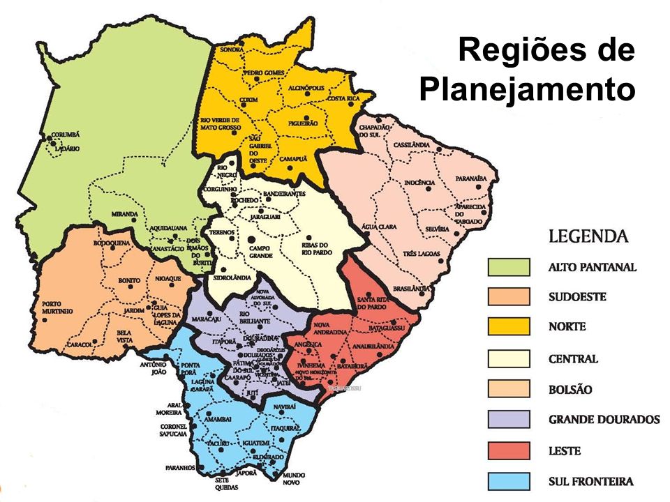 Regiões de Planejamento
