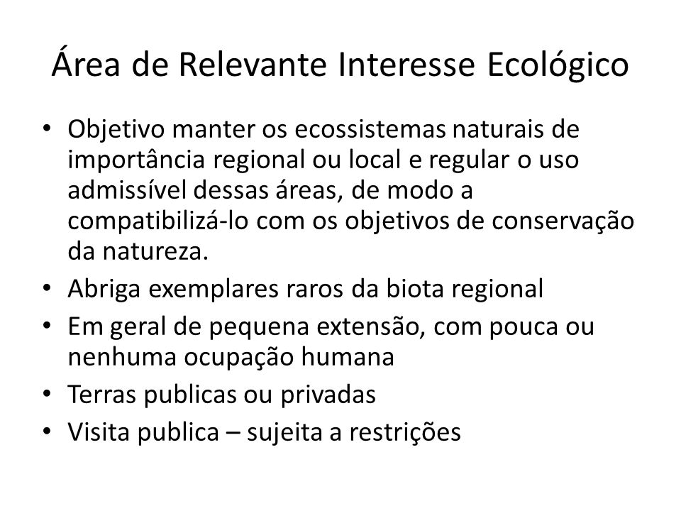 Área de Relevante Interesse Ecológico