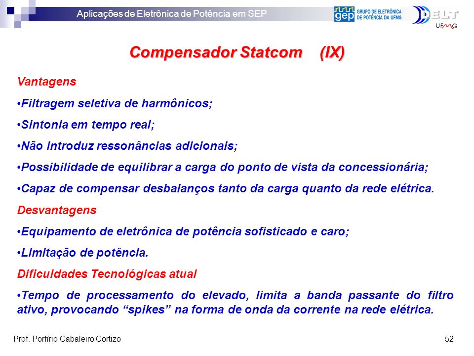 Compensador Statcom (IX)