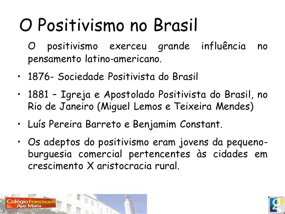 O Positivismo no Brasil