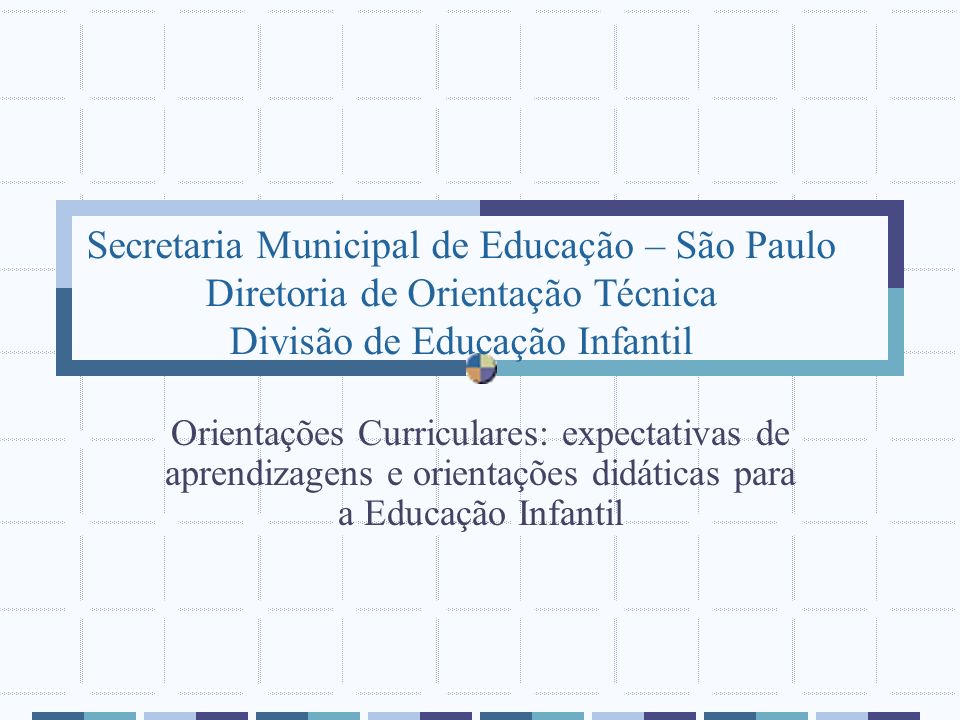 Secretaria Municipal de Educação – São Paulo Diretoria de Orientação Técnica Divisão de Educação Infantil