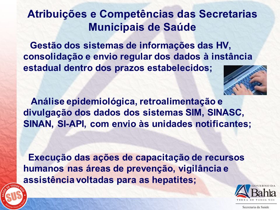 Atribuições e Competências das Secretarias Municipais de Saúde