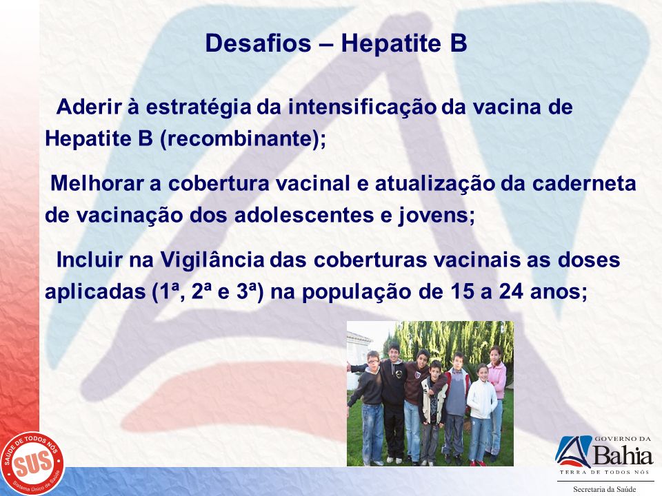 Desafios – Hepatite B