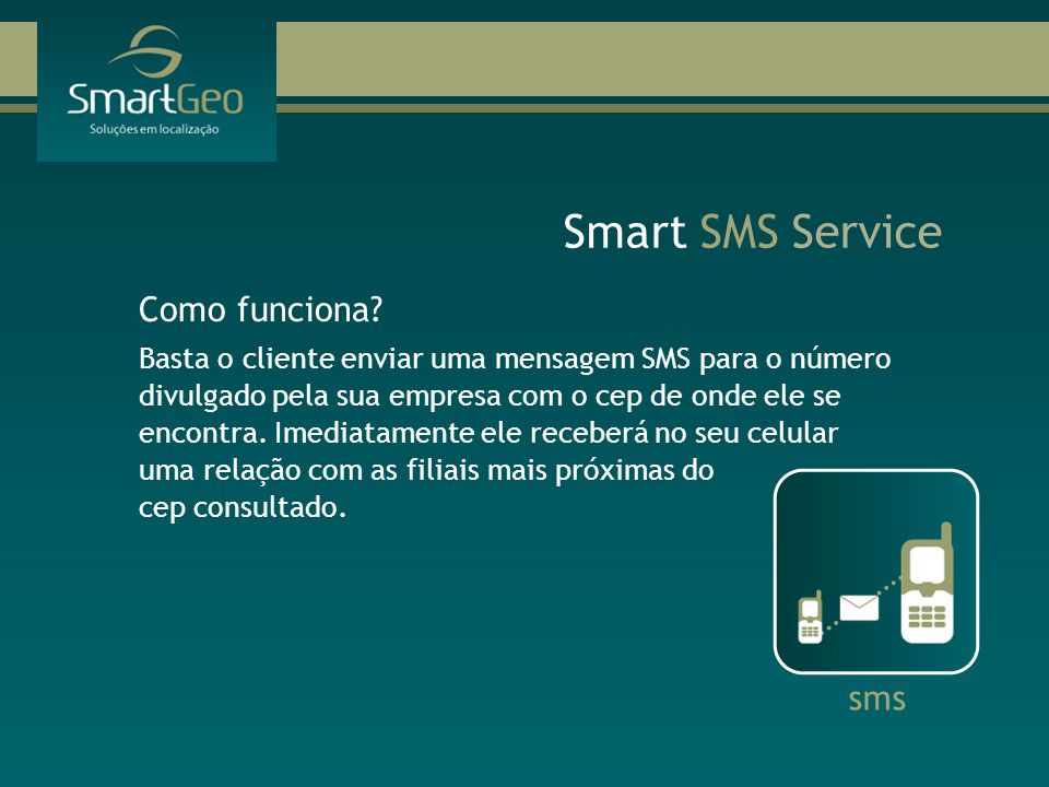 Smart SMS Service Como funciona sms