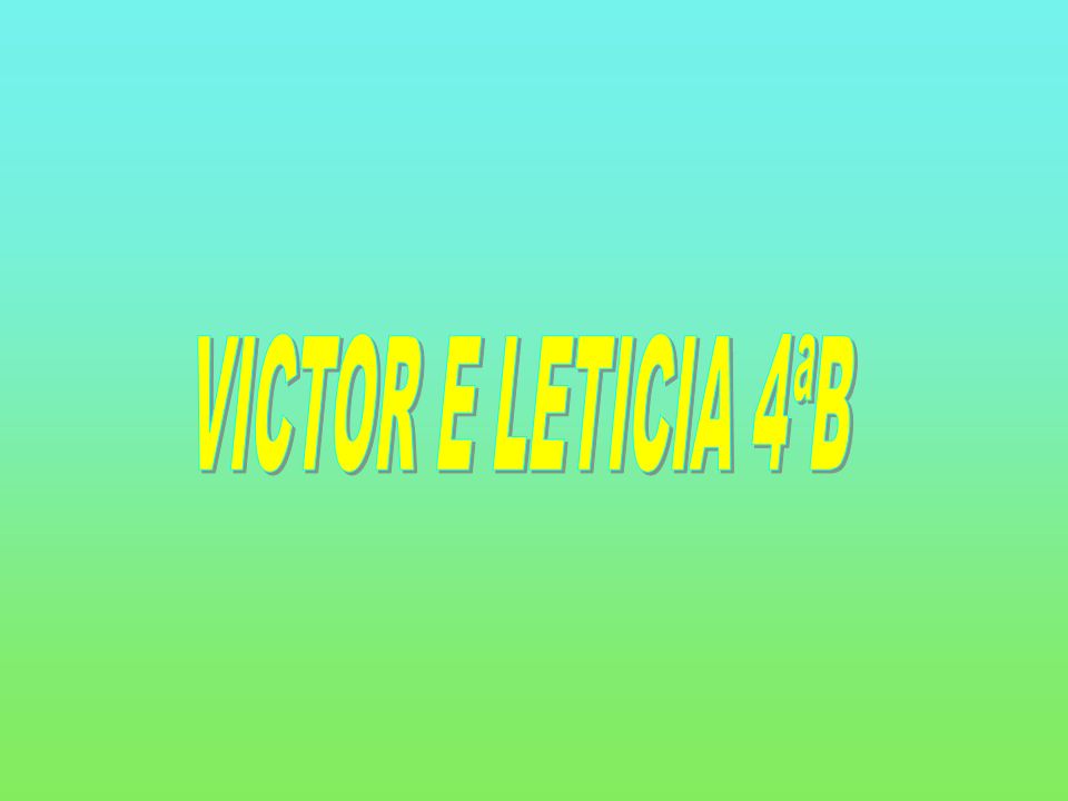 VICTOR E LETICIA 4ªB
