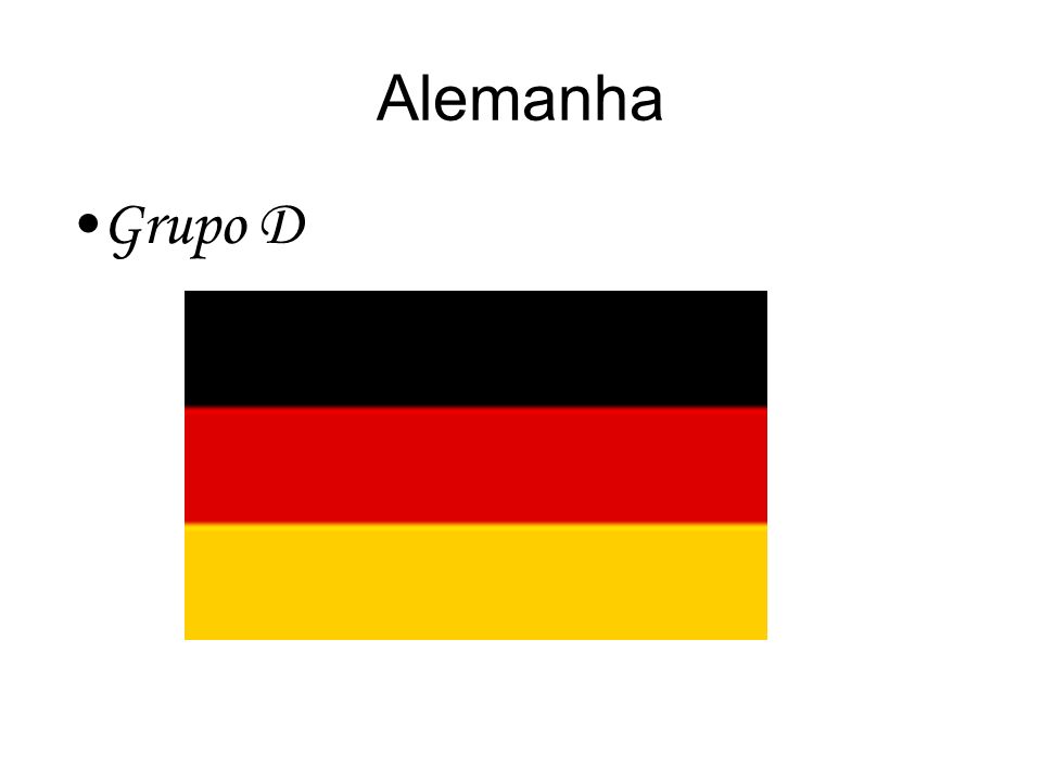 Alemanha Grupo D