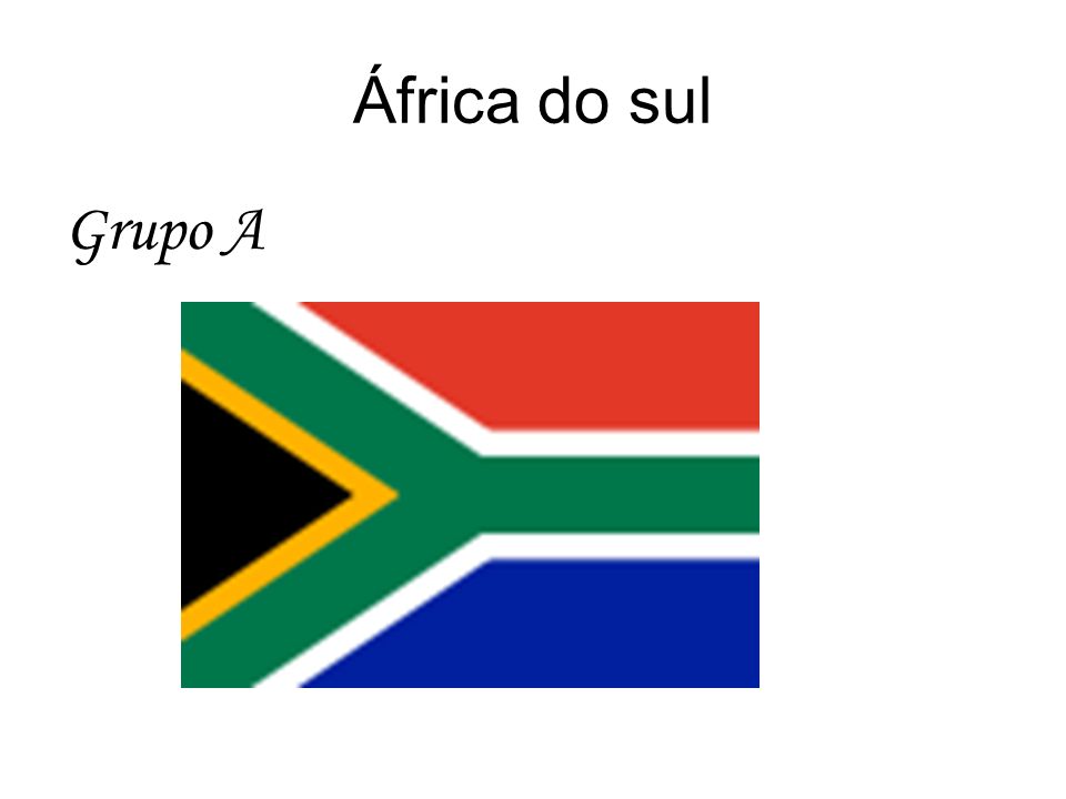 África do sul Grupo A