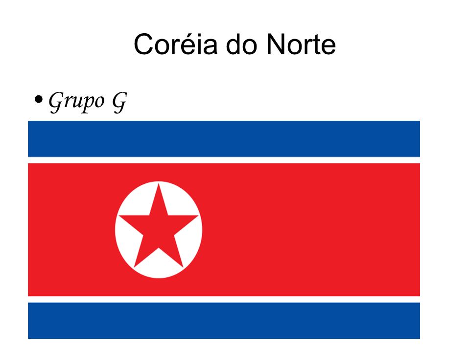 Coréia do Norte Grupo G