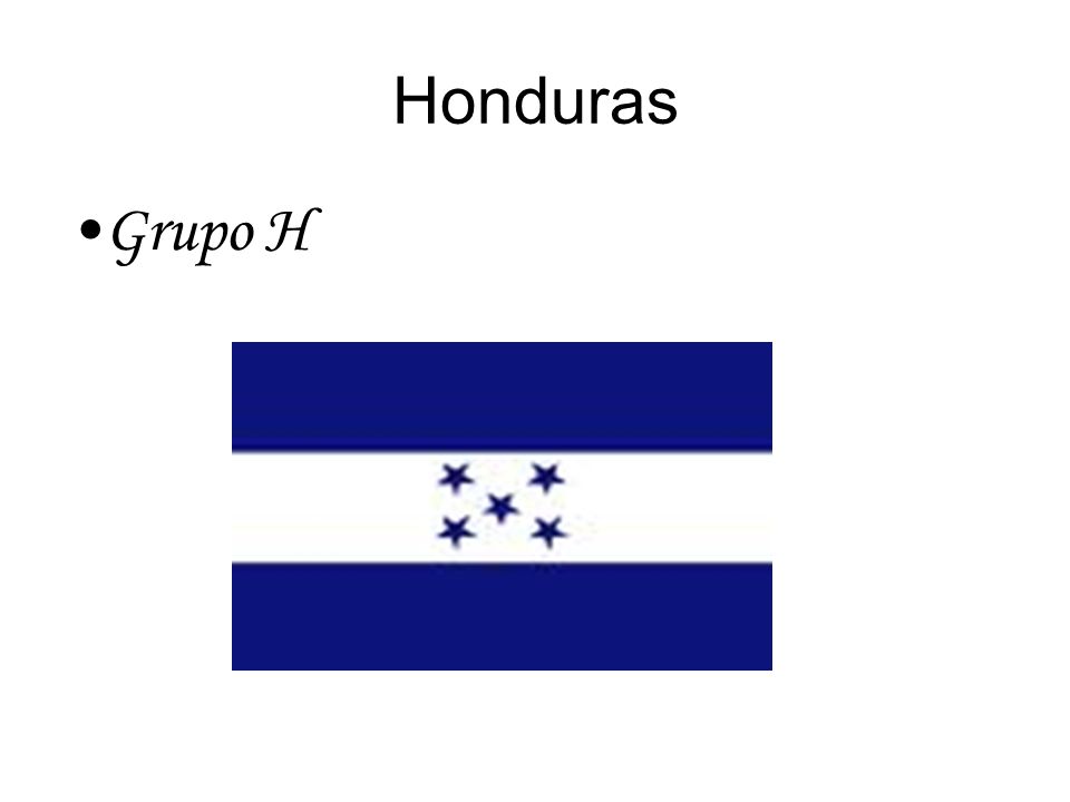 Honduras Grupo H