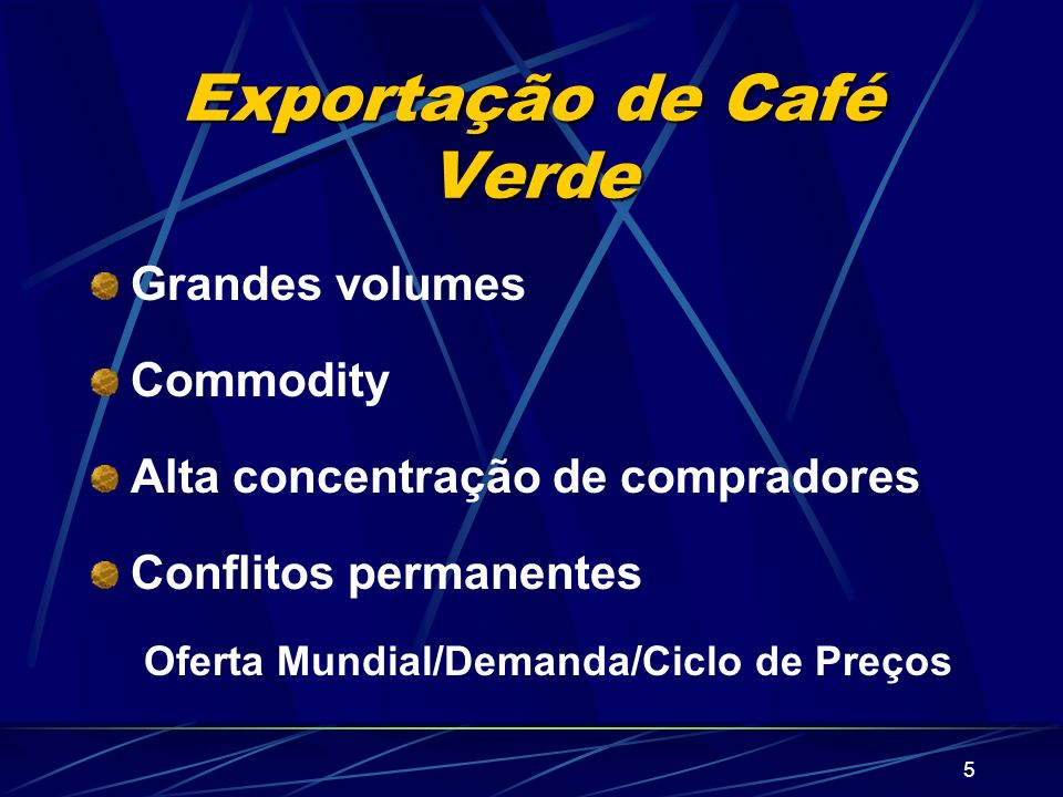 Exportação de Café Verde