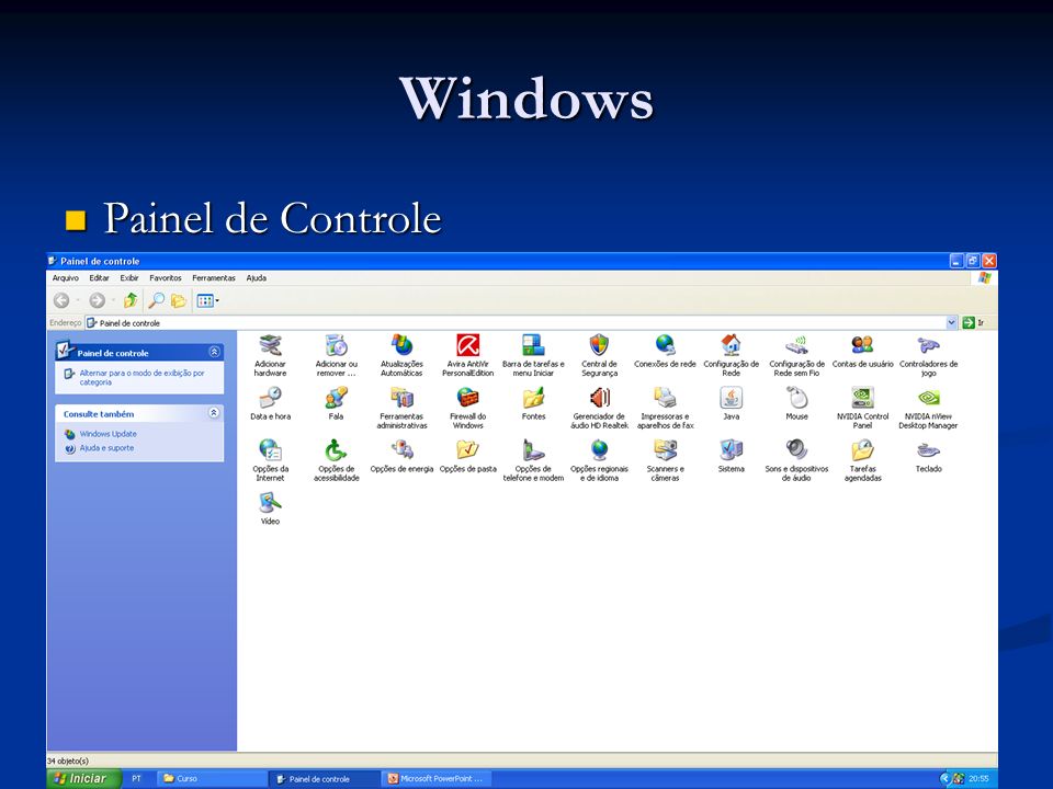 Windows Painel de Controle