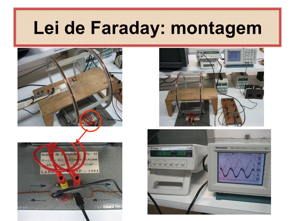 Lei de Faraday: montagem