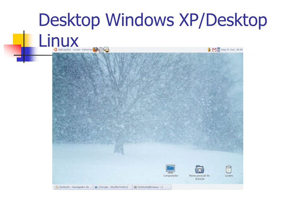 Desktop Windows XP/Desktop Linux