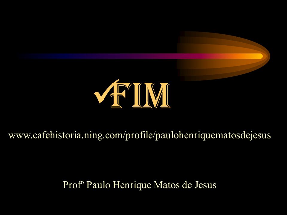 Profº Paulo Henrique Matos de Jesus