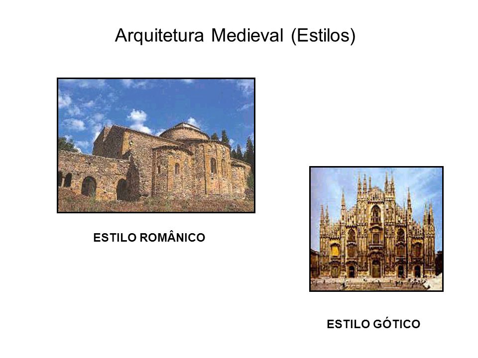 Arquitetura Medieval (Estilos)