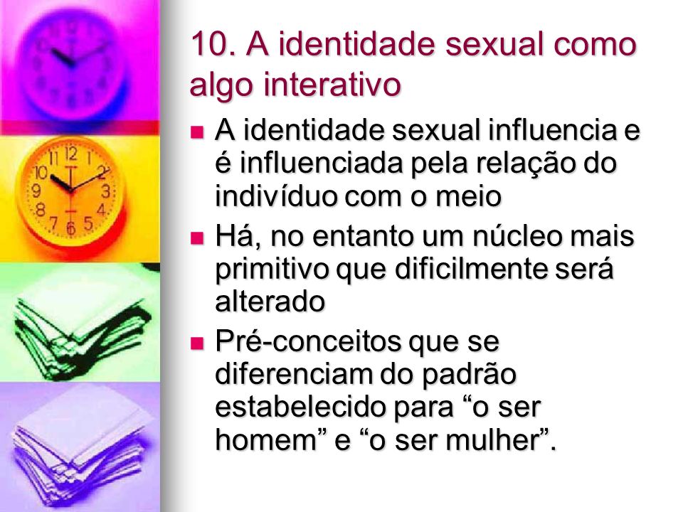 10. A identidade sexual como algo interativo