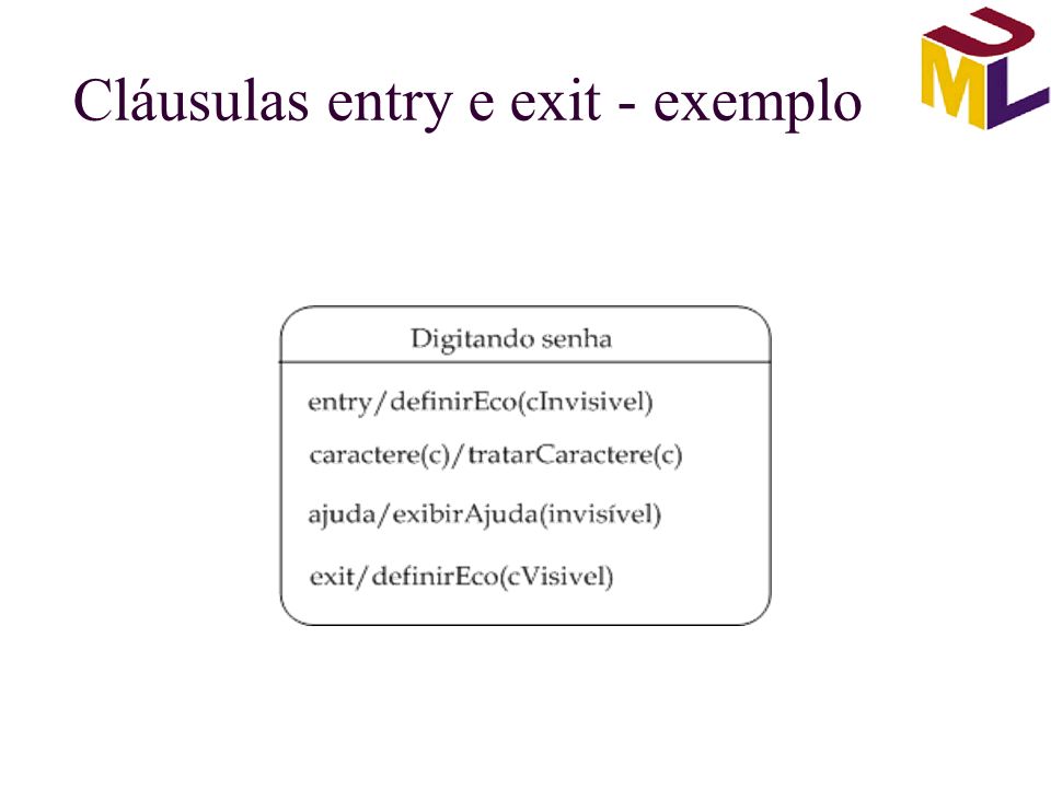 Cláusulas entry e exit - exemplo