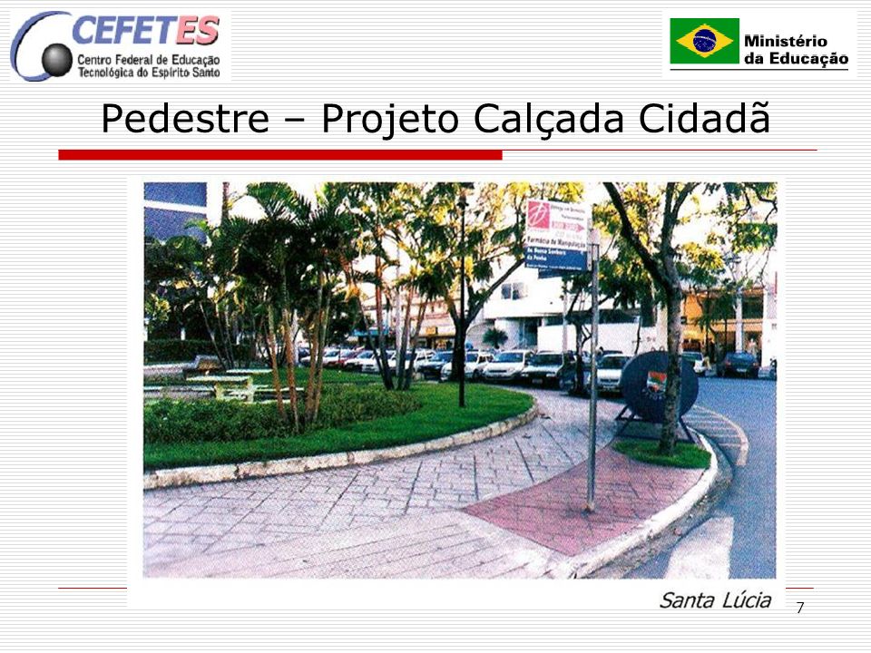 Pedestre – Projeto Calçada Cidadã