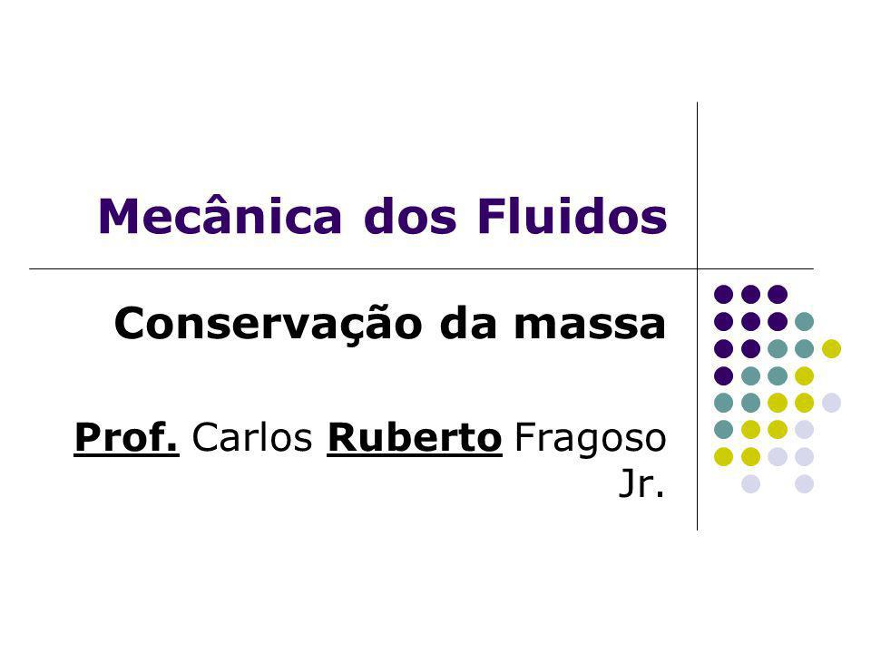Conservação da massa Prof. Carlos Ruberto Fragoso Jr.