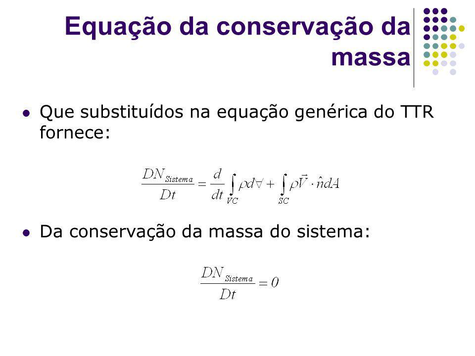Equação da conservação da massa