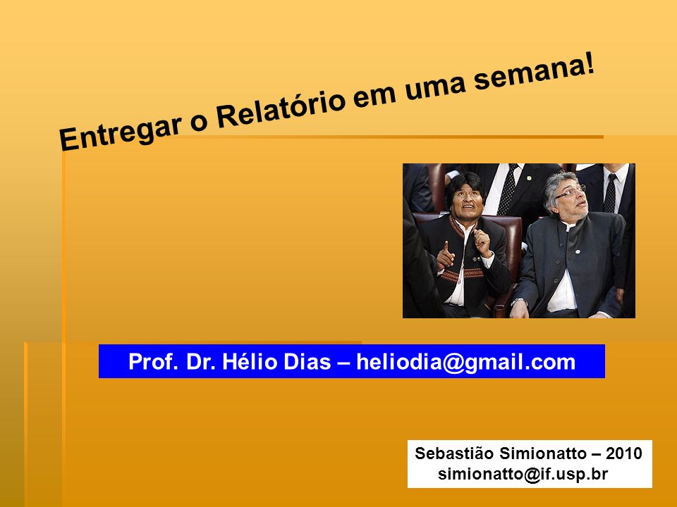 Prof. Dr. Hélio Dias –