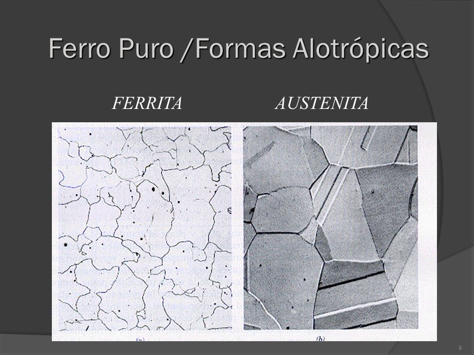 Ferro Puro /Formas Alotrópicas