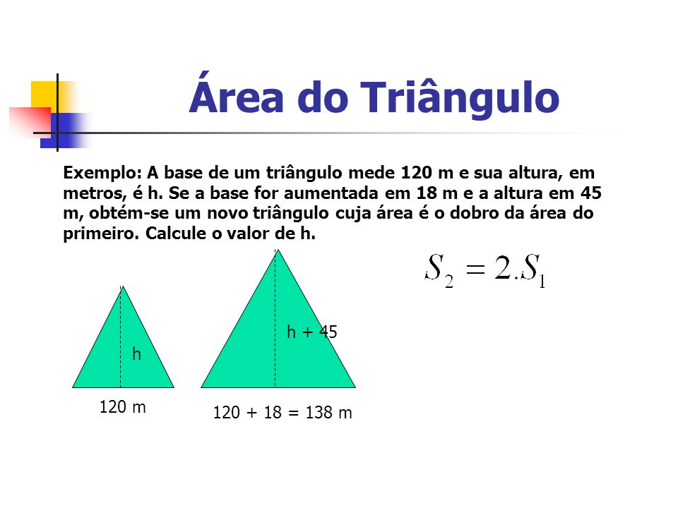 Área do Triângulo