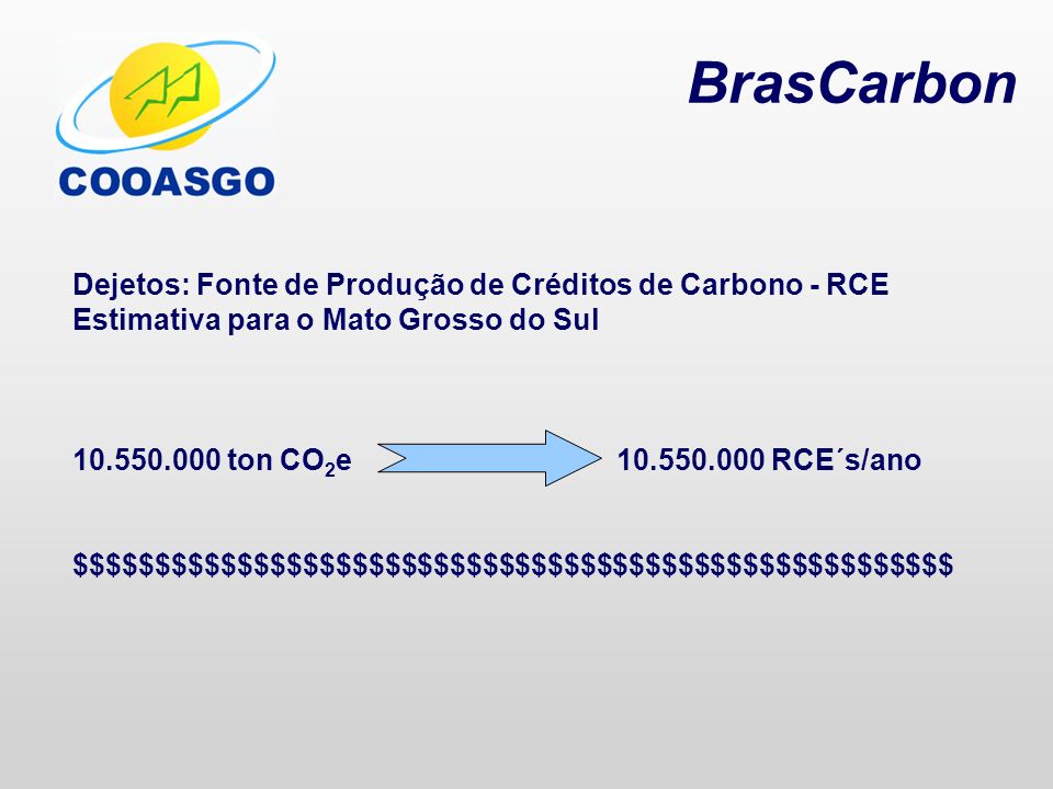 BrasCarbon Dejetos: Fonte de Produção de Créditos de Carbono - RCE