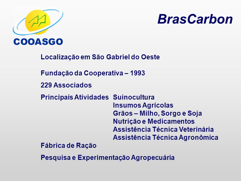 BrasCarbon Localização em São Gabriel do Oeste