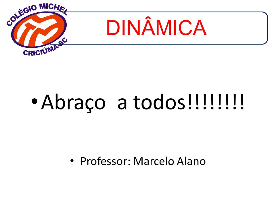 Professor: Marcelo Alano