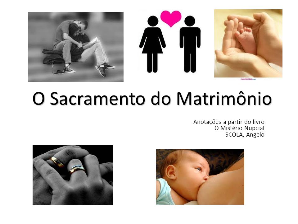 O Sacramento do Matrimônio
