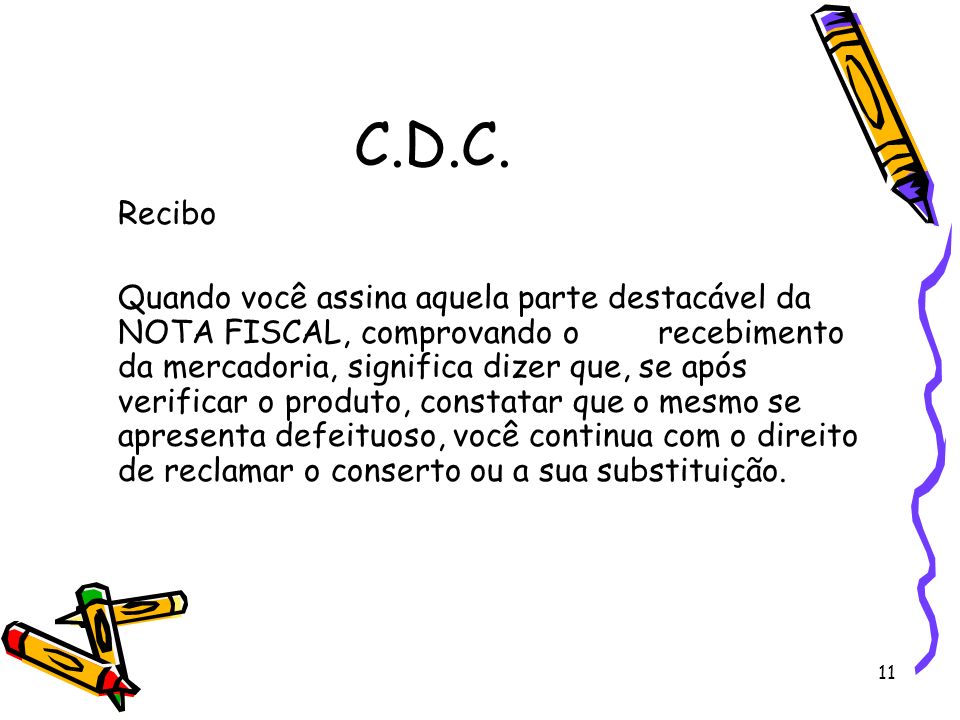 C.D.C. Recibo.