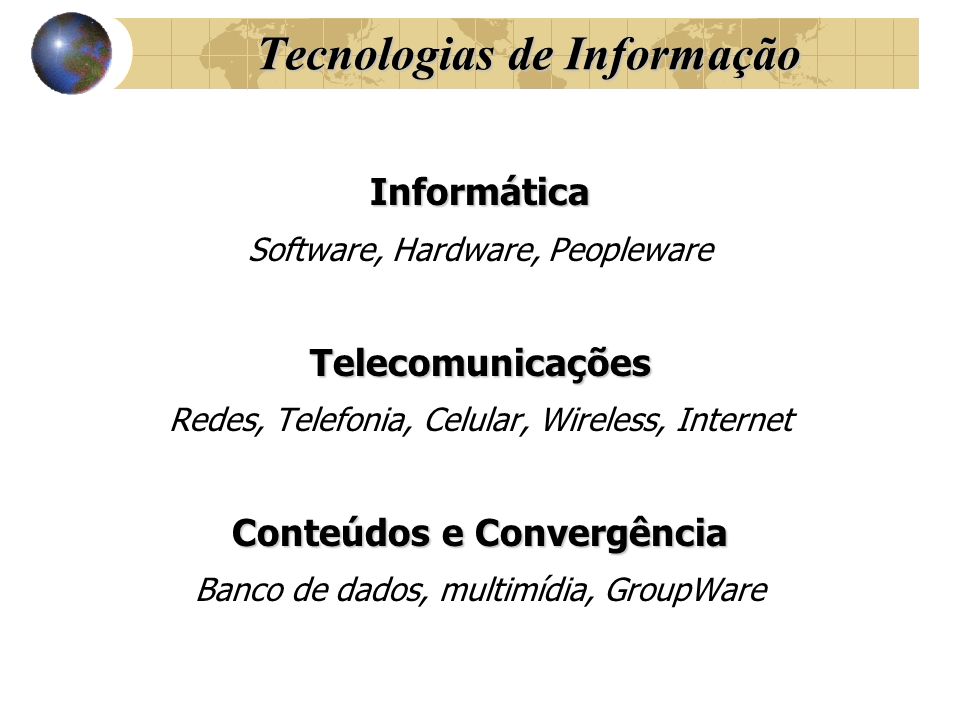 Tecnologias de Informação
