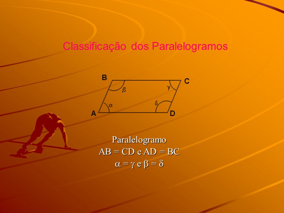 Classificação dos Paralelogramos
