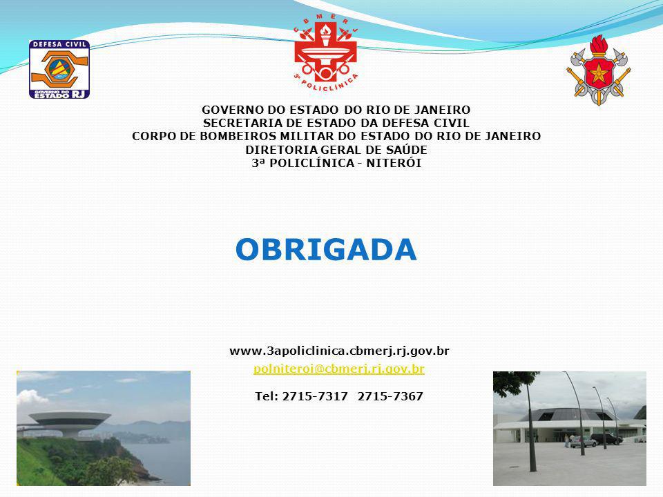 OBRIGADA GOVERNO DO ESTADO DO RIO DE JANEIRO