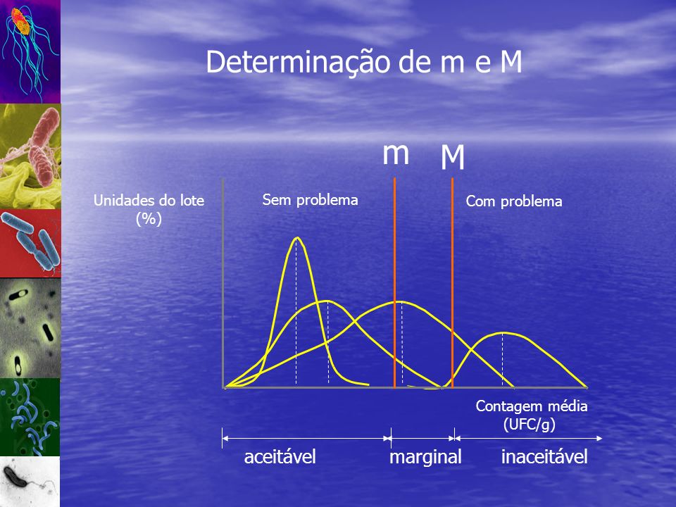 m M Determinação de m e M marginal inaceitável aceitável
