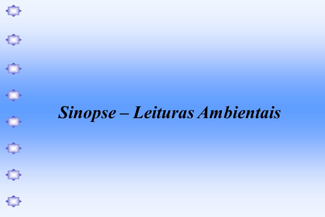 Sinopse – Leituras Ambientais