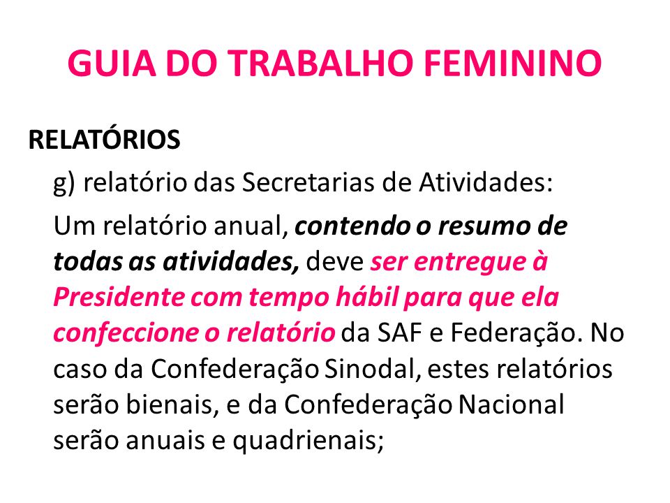 Confederação Nacional das SAFs – Conheça a CNSAFs, confederação de toda  Sociedade Auxiliadora Feminina da Igrejas Presbiterianas do Brasil.  Diretoria, projetos, notícias e outros conteúdos da confederação.