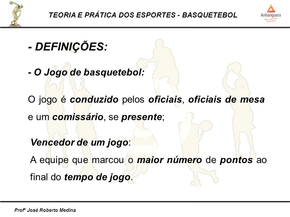 Regras do jogo - Basquetebol