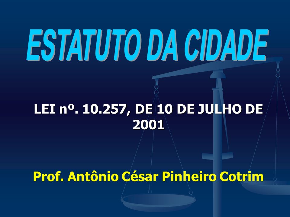 Prof. Antônio César Pinheiro Cotrim