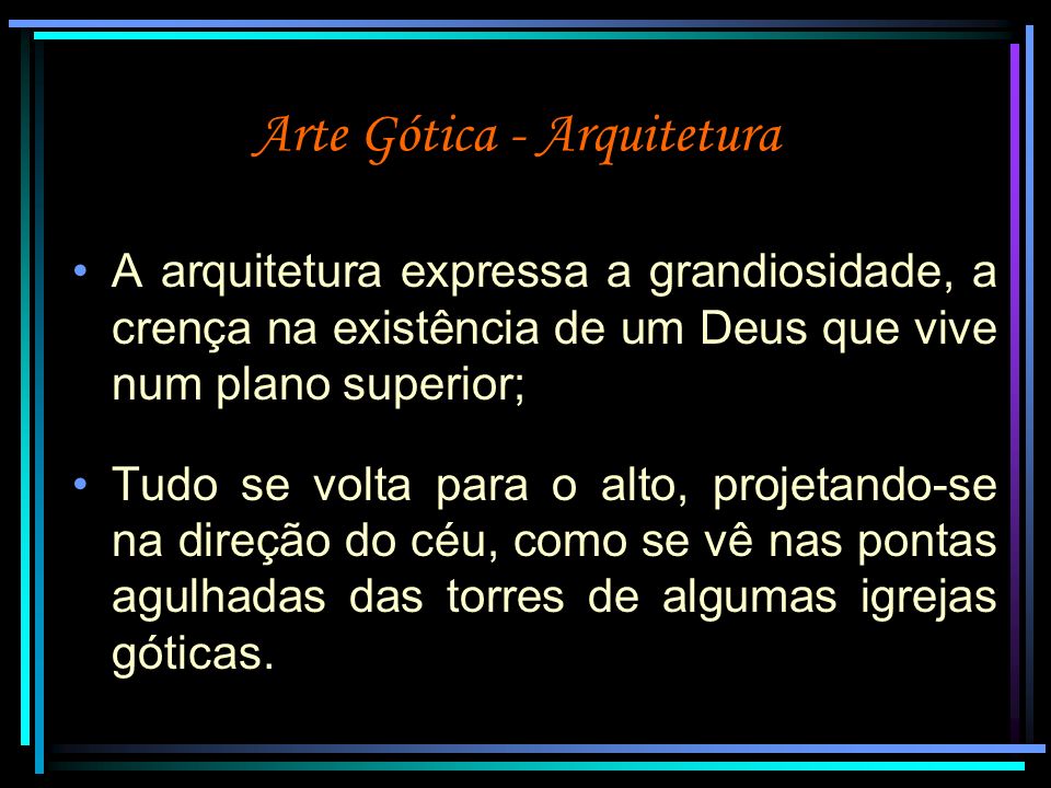 Arte Gótica - Arquitetura