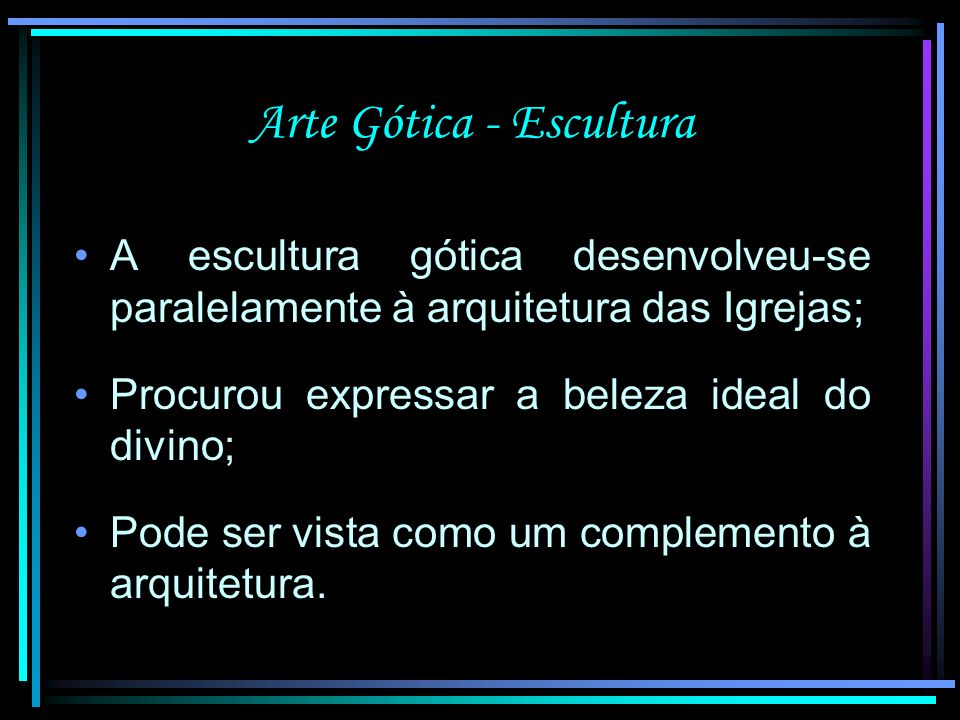 Arte Gótica - Escultura