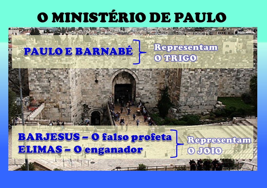O MINISTÉRIO DE PAULO PAULO E BARNABÉ BARJESUS – O falso profeta