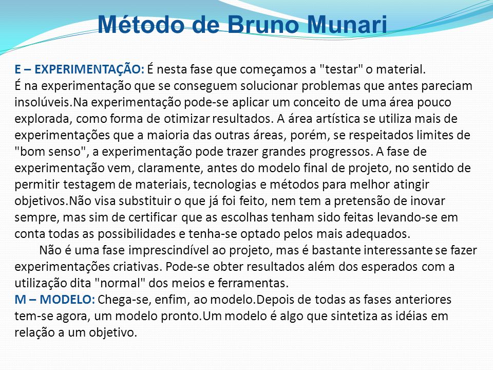 Método de Bruno Munari