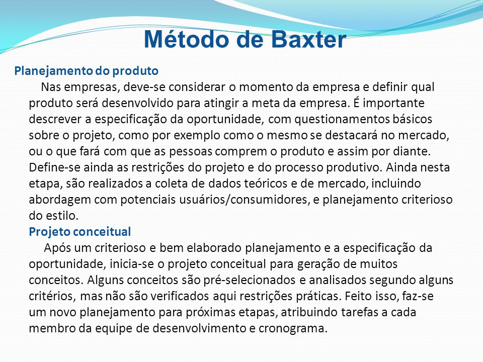 Método de Baxter