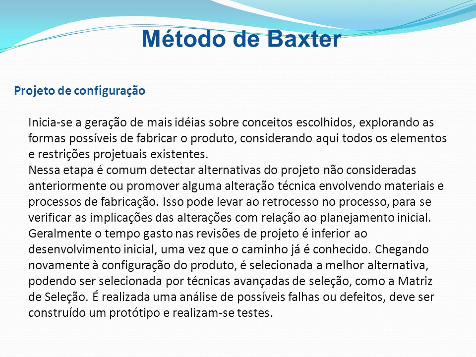 Método de Baxter