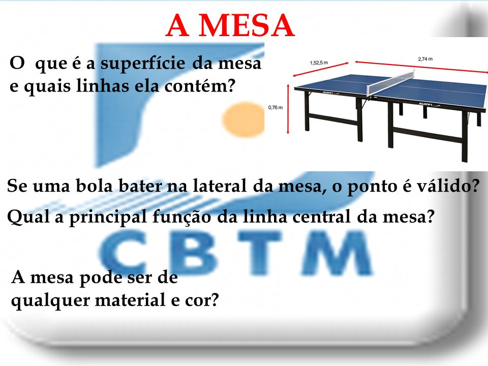 Regras básicas para praticar tênis de mesa., By Federação de Tênis de Mesa  de São Tomé e Príncipe