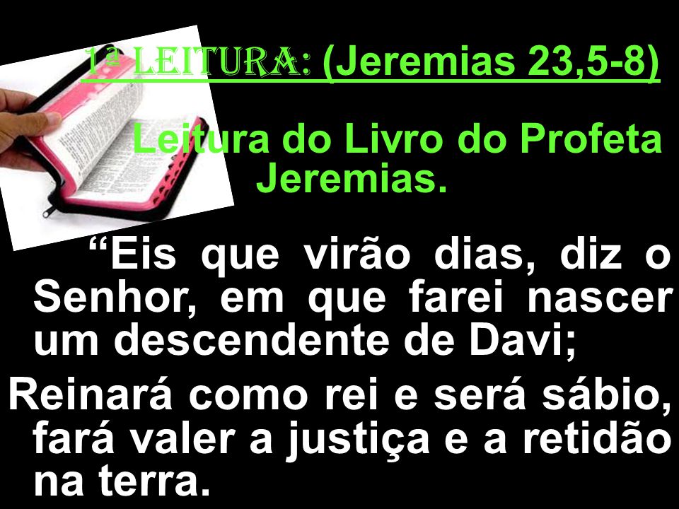 Resultado de imagem para Jeremias 23, 5-8